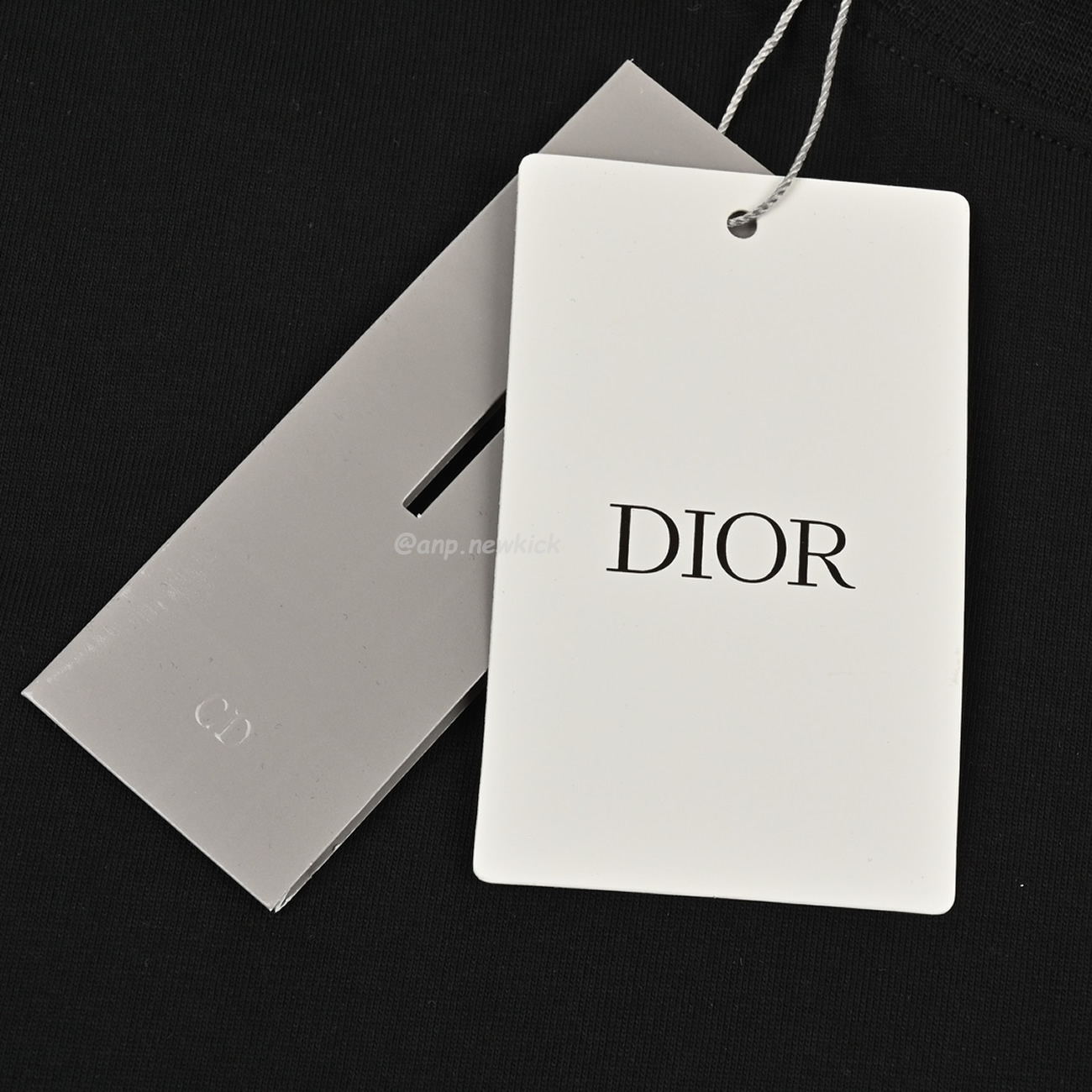 Dior Cd 3d Butterfly Letter Embroidered Pocket Short Sleeve T Shirt (6) - newkick.vip